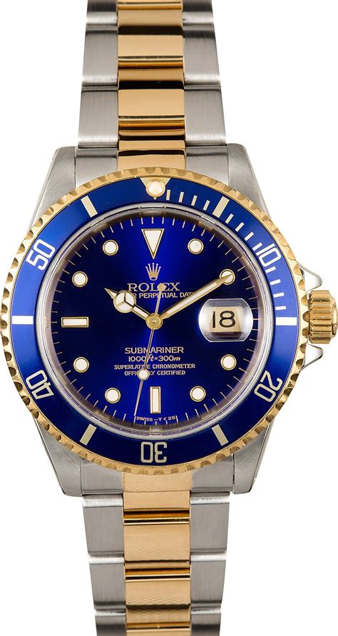 rolex submariner blue steel and gold|rolex submariner watches goldsmiths.